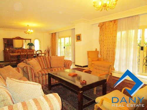 Residential Ground Floor Apartment For Rent Furnished in Maadi Digla Great Cairo Egypt